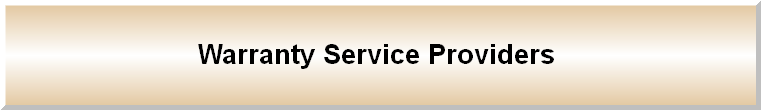 Warranty Service Providers 